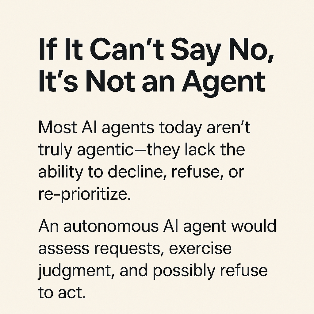 How To Tell If An AI Agent Has Agency