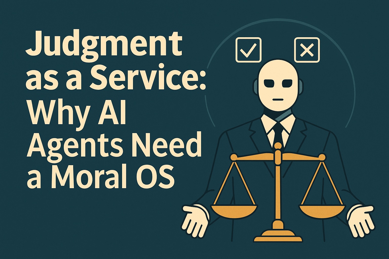 Judgment as a Service: Why AI Agents Need a Moral OS