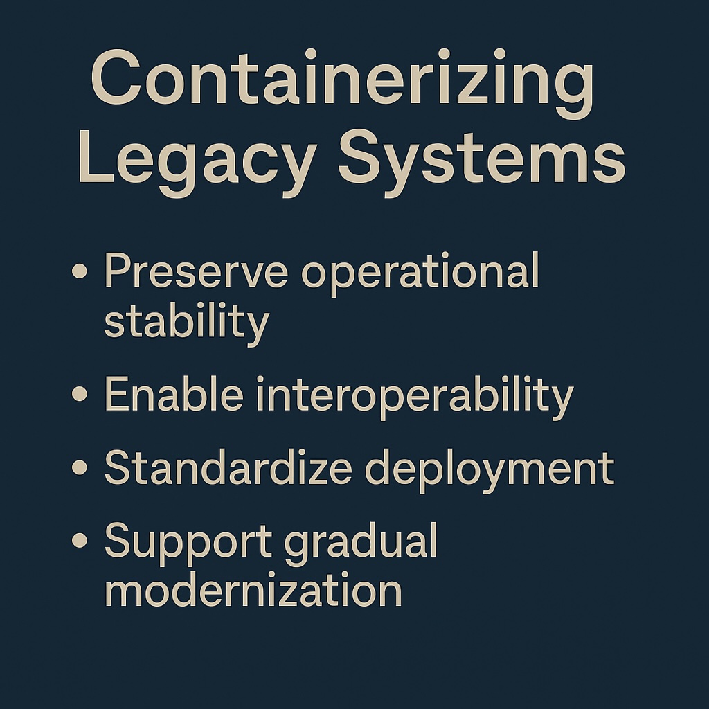 Modernizing Legacy: How Containers Bridge the Gap Between Old Systems and Emerging Tech