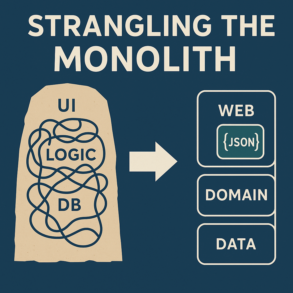 Strangling the Monolith: Modernizing Legacy Code Without Losing Your Mind