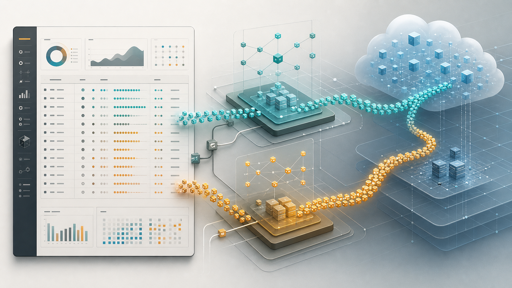 Abstract ledger of machine cognition flowing through local and cloud AI systems
