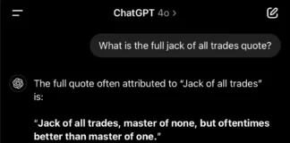 I bet you’ve been quoting “Jack of all trades” wrong all this time …