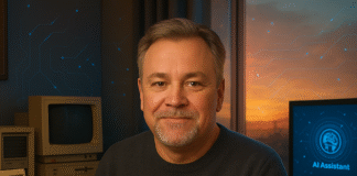 50 Years In, and Still Learning ~ Why I Rebuilt Everything From Scratch (and What It Taught Me) A "slightly creepy" AI image of me surrounded by old and new tech.