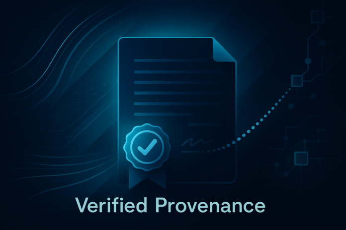 Verified Provenance